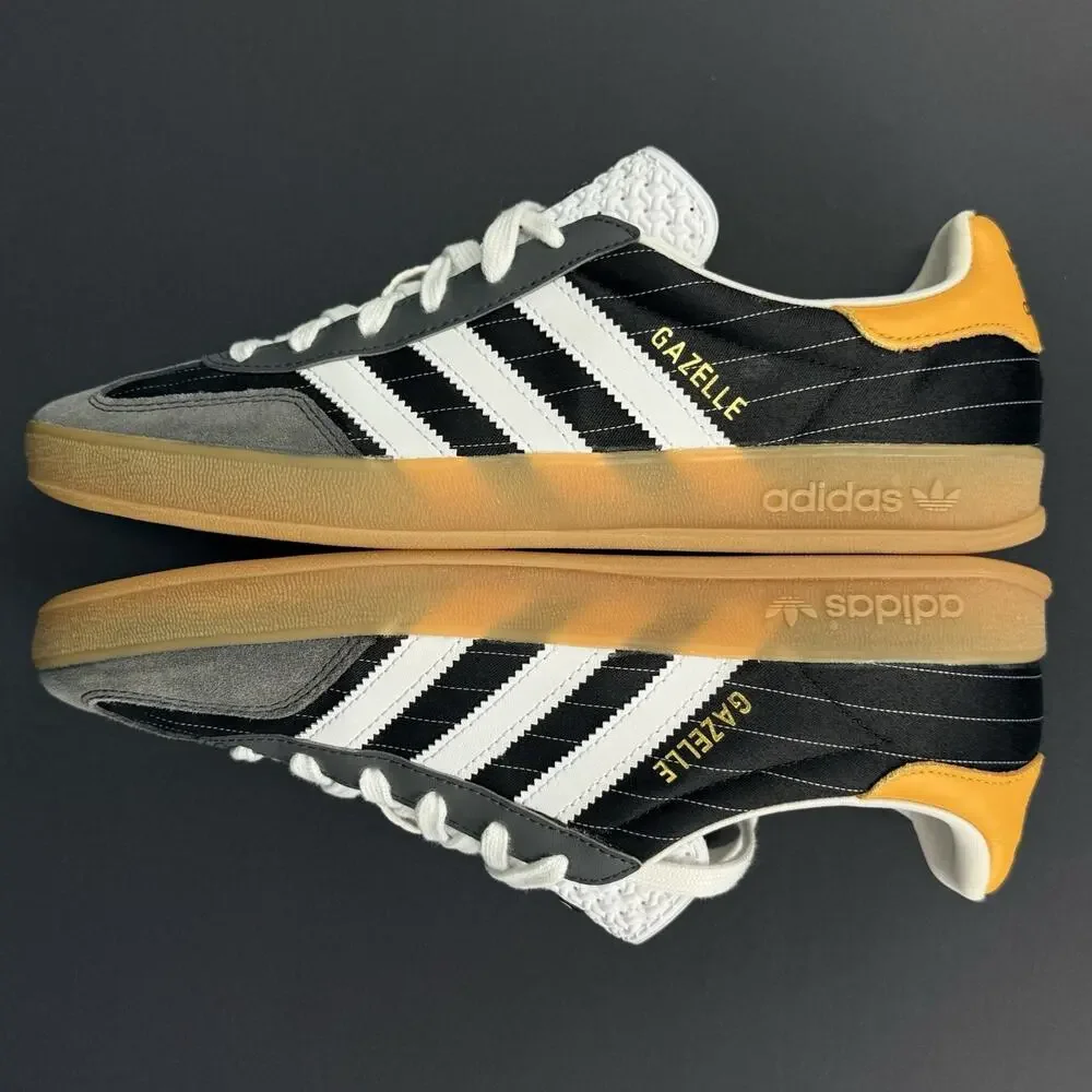 🔥 Adidas Gazelle Indoor Olympic Pack Men’s Size 7 Black IF9642 Sneakers